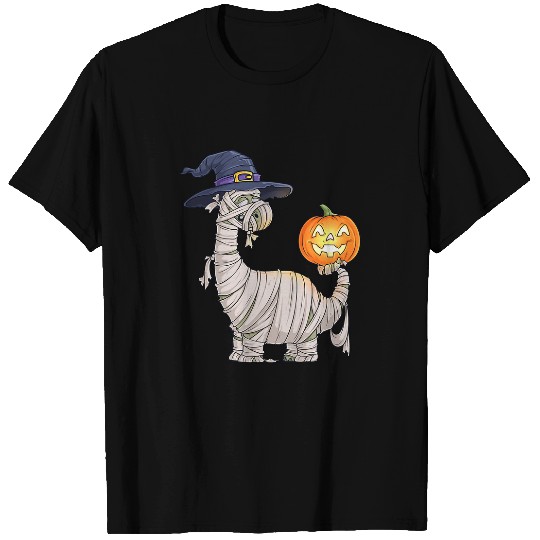Dinosaur Pet Halloween Zombie Mummy Dinosaur Witch Scary Boys Girls Kids 149 T-Shirts