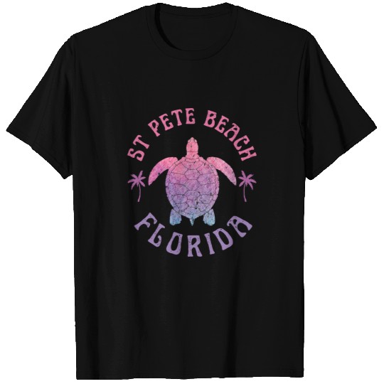 Turtle Pet St Pete Beach Florida Sea Turtle Summer Vacation T-Shirts
