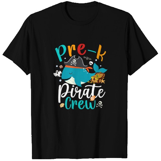 Whale Pet Kindergarten Pirate Crew Whale Teacher Halloween 1 T-Shirts