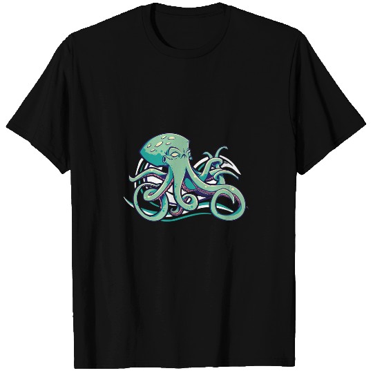 Octopus Pet Coral Reef Octopus Ocean Living Being T-Shirts