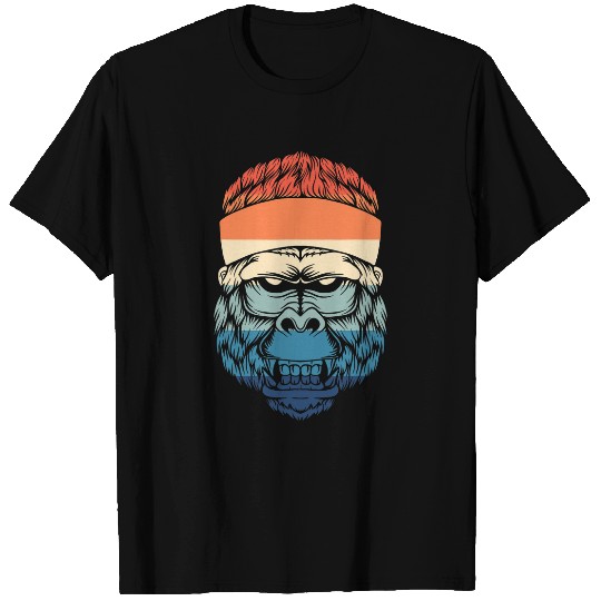 Gorilla Pet Retro Gorilla Ape Monkey T-Shirts