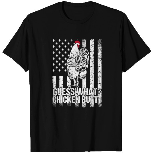 Chicken Pet Guess What Chicken Butt Funny Chicken Joke Retro vintages T-Shirts