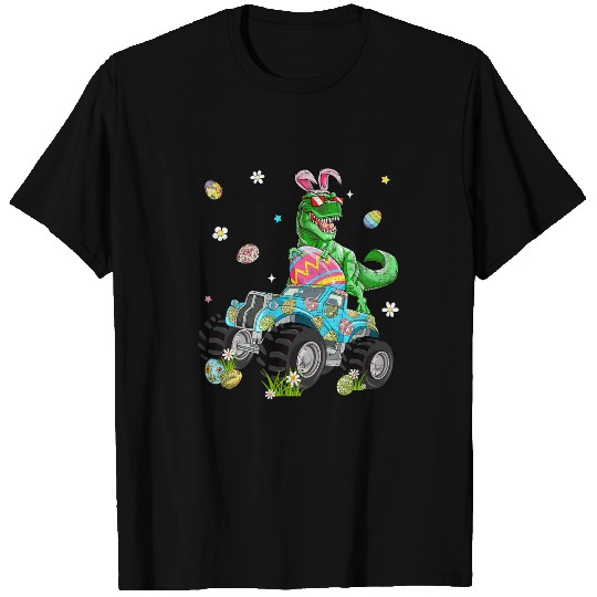Dinosaur Pet Happy Easter Day Dinosaur Monster Truck Easter Boy Kid T-Shirts