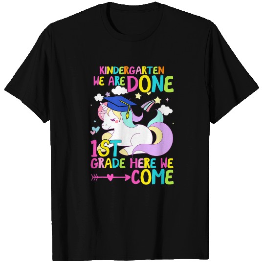 Unicorn Pet Cute Kindergarten Graduation Magical Unicorn Boy Girl T-Shirts