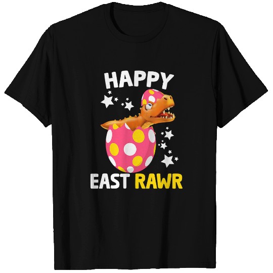 Dinosaur Pet Happy East Rawr Easter Day T rexs Dinosaur Egg Toddler Boy T-Shirts