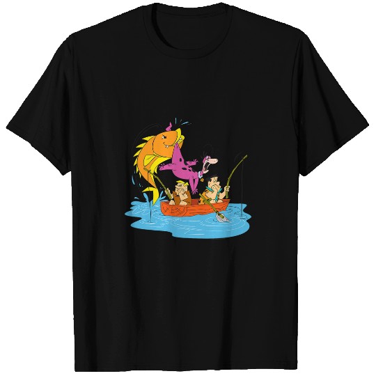 Fishing Fun The Flintstones Gone Fishing T-Shirts