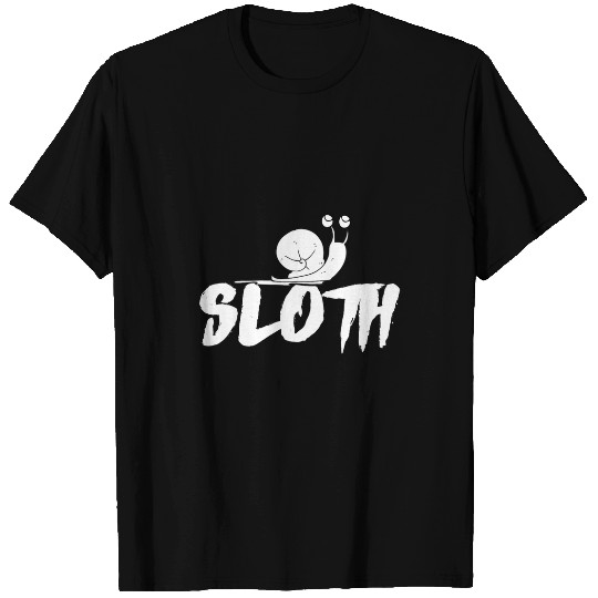 Sloth Pet Halloween Couples Sloth Costume Lazy Snail T-Shirts