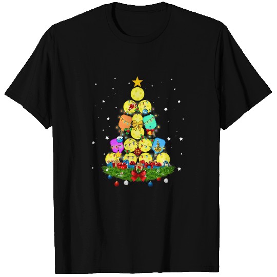 Sport Pickleball DoEz Pickleball Christmas Tree Merry xmasss Pickleball Lover T-Shirts