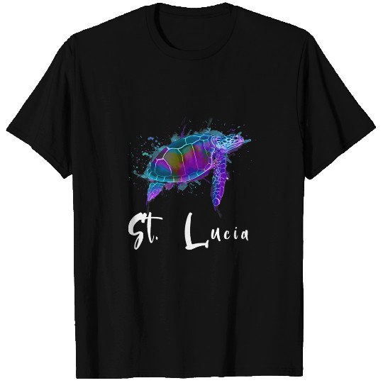 Turtle Pet St Lucia Island Sea Turtle Caribbean Sea St Lucia T-Shirts