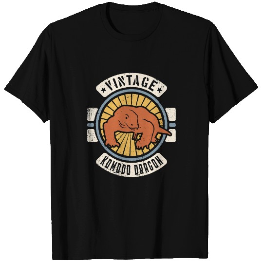 Komodo Pet vintages Classic Retro 60s 70s Animal Lover T-Shirts