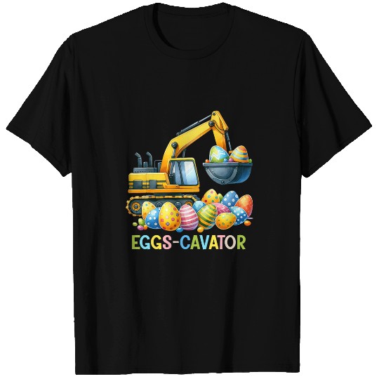 Excavator Fun Eggscavator Easter Egg Hunt Construction Trucks Toddler Boys 11 T-Shirts