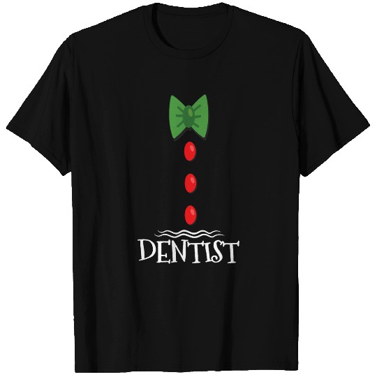 dentists Job Gingerbread Costume Family Matching Funny Christmas T-Shirts