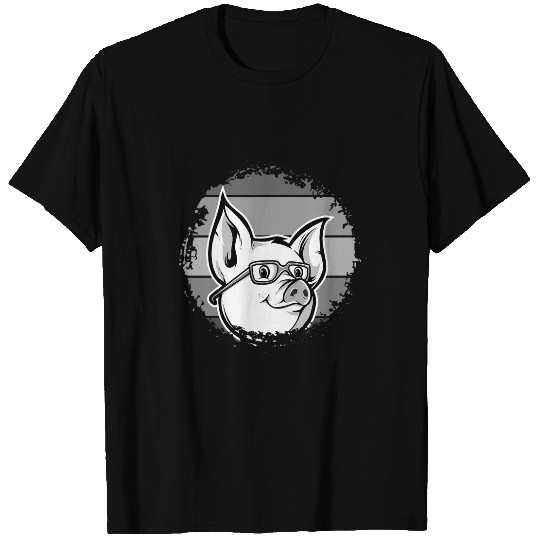 Pig Pet Face Girls Boys Farm Animal Hog Lover Farmer 04 T-Shirts