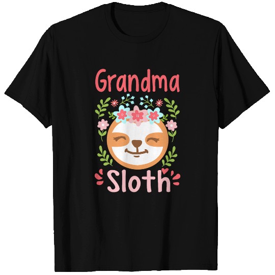 Sloth Pet Grandma Sloth Mom Mother Mothers Day Sloth Lover T-Shirts
