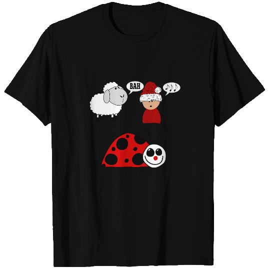 Sheep Pet Bah Humbug Sheep Caroler Lady Bug Bah Humbug T-Shirts