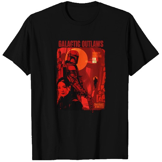 Book Fun Star Wars The Book Of Boba Fett Galactic Outlaws Color Pop T-Shirts