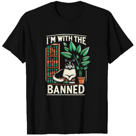 Book Fun Im With The Banned Book Lover Gifts Funny Librarian 0 T-Shirts