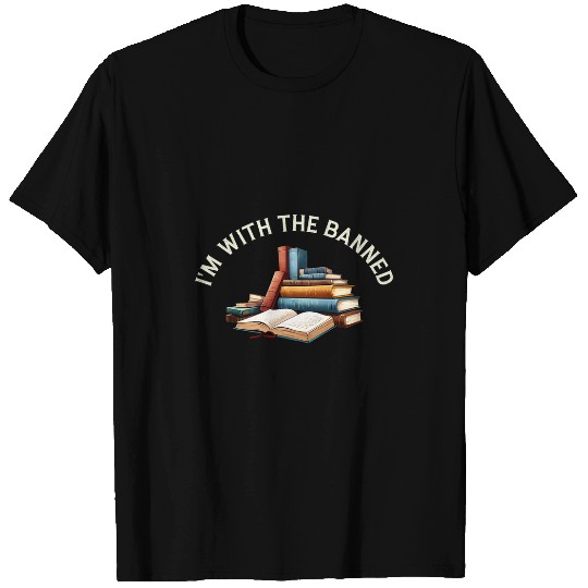 Book Fun Im With The Banned Banned Book 1 T-Shirts