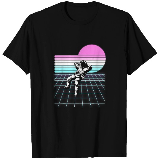 Astronaut Job Trans Pride Retro 80s Astronaut Moon Subtle LGBTQ 1 T-Shirts