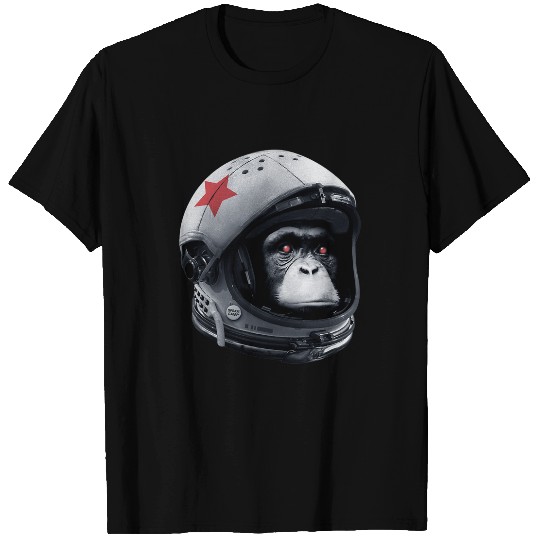 Astronaut Job Astro Chimp Astronaut Space Galaxy Helmet Monkey Chimpanzee T-Shirts