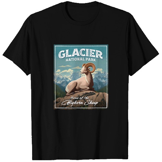 Sheep Pet Glacier National Park Bighorn Sheep 08 T-Shirts