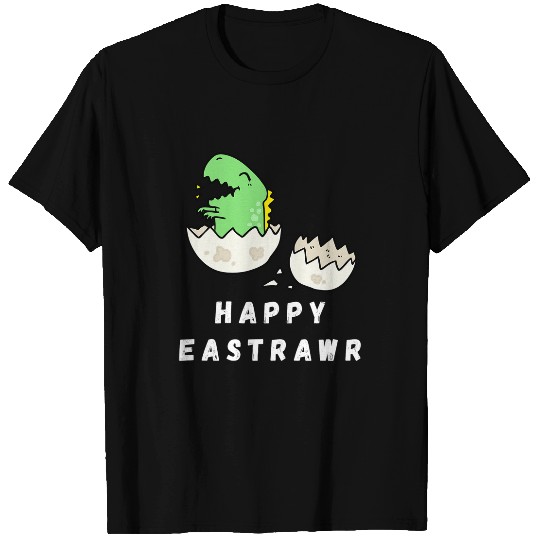Dinosaur Pet Happy Eastrawr Easter Funny Dinosaur T rexs Boy Bunny Egg 3 T-Shirts
