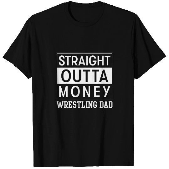 Sport Wrestling Dad Funny Fathers Day Wrestler Saying T-Shirts