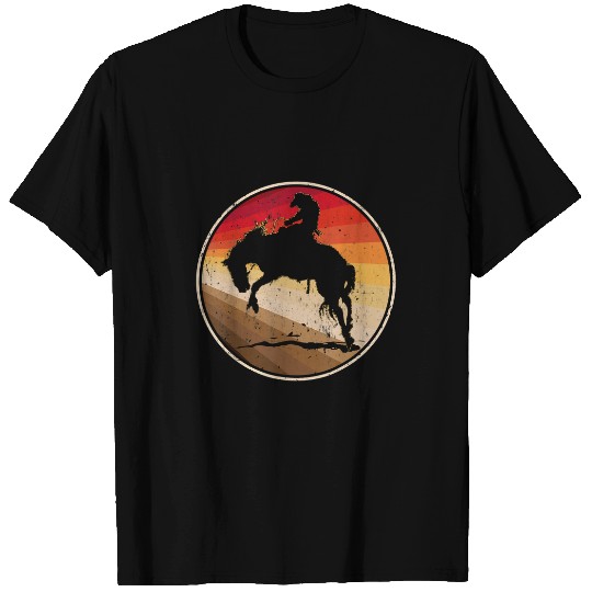 Horse Pet Rodeo Horse Bull Riding Western Cowboy Yeehaw Texas Vintage T-Shirts