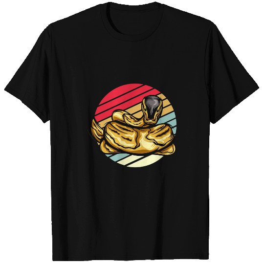 Python Pet ball python coral python noodle reptile snake animal retro T-Shirts