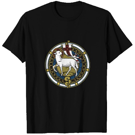 Sheep Pet Agnus Dei Lamb of God Catholic T-Shirts