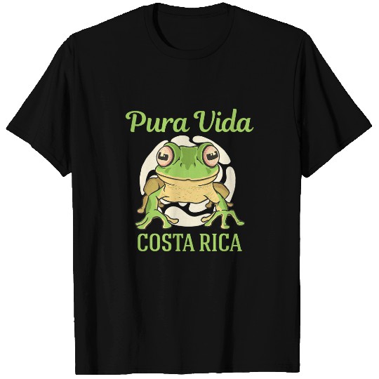 Frog Pet Pura Vida Costa Rica Nature Rain Forest Frog Vacation 4 T-Shirts