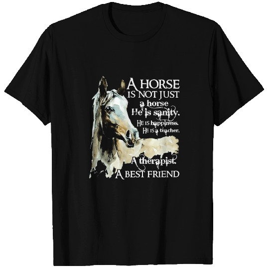 Horse Pet A Horse Is Not Just A Horse He Is Sanity 175 T-Shirts