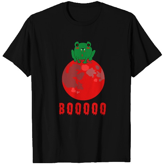 Frog Pet Red Blood Moon Boo Cottagecore Halloween Vampire Frog 6 T-Shirts