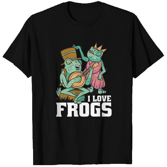 Frog Pet I Love Frogs Amphibian Lovers Student Funny Frog Lover Owner 6 T-Shirts