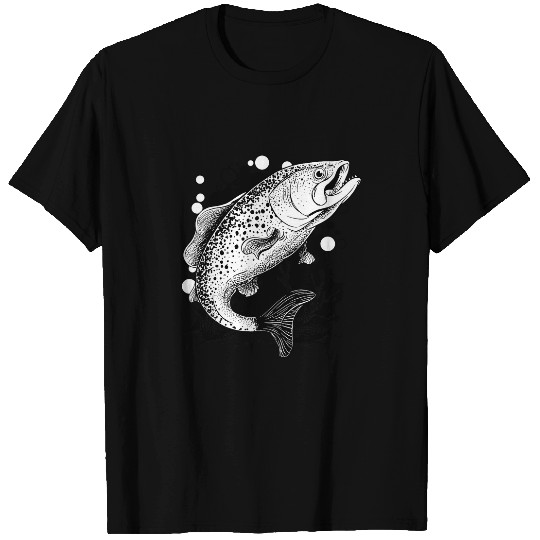 Fishing Fun Brook Trout Creative Gift for Fishermen T-Shirts