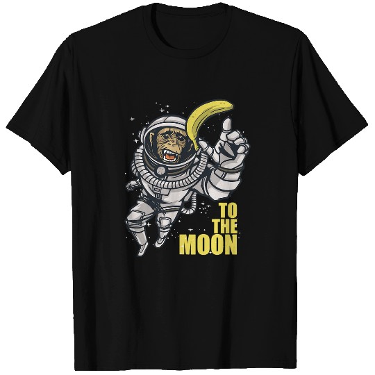 Astronaut Job To The Moon Space Ape Astronaut T-Shirts