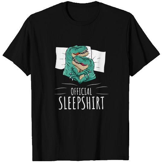 Dinosaur Pet T rexs Lover Boys Girls Women Official Sleep 1 T-Shirts