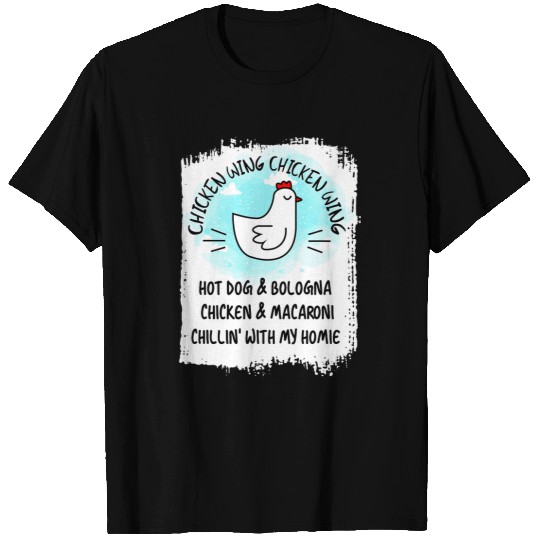 Chicken Pet Cooked Chicken Wing Chicken Wing Hot Dog Bologna Macaroni 9 412 T-Shirts