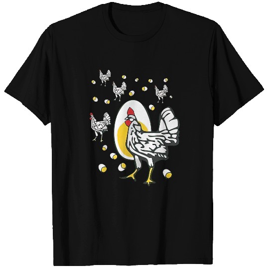 Chicken Pet Roseanne Chicken Funny Roseanne Rooster and Egg Men Boy T-Shirts