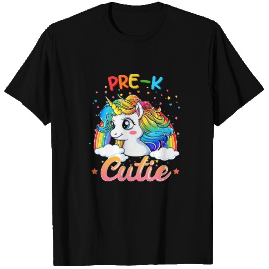 Unicorn Pet Cutie PreK Unicorn Rainbow Back To School Kids T-Shirts