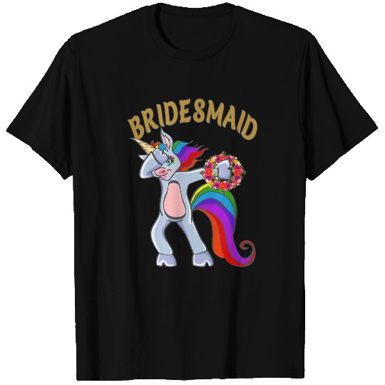 Unicorn Pet Bridesmaid Hen Party Unicorn Bridesmaid T-Shirts