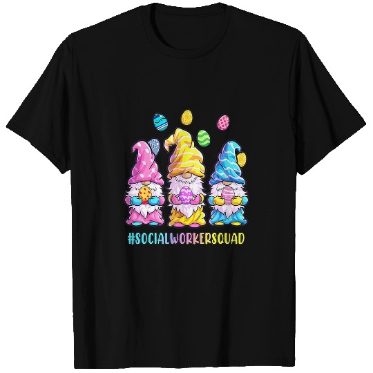 nurses Job Social Worker Easter nurses Squad Gnomes T-Shirts