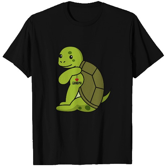 Turtle Pet I Love Grandma Tattoo Turtle Grandmother Pet T-Shirts