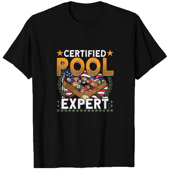 Sport Billiard Pool Billiard Team 8 Ball Pool Billiard Player Billiard 4 T-Shirts