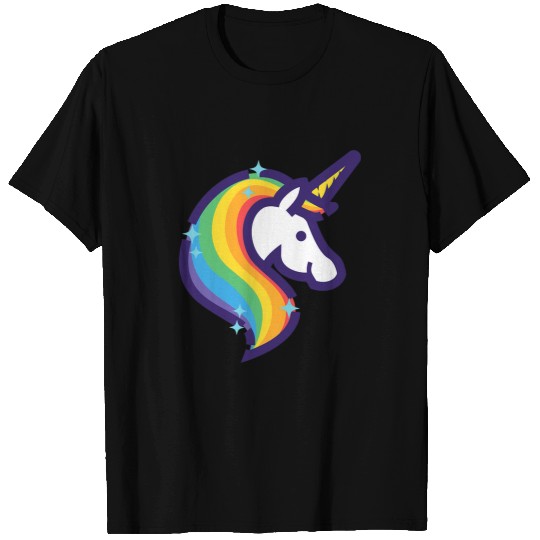 Unicorn Pet Rainbow Striped Kidcore Aesthetic Clothes E Girl T-Shirts