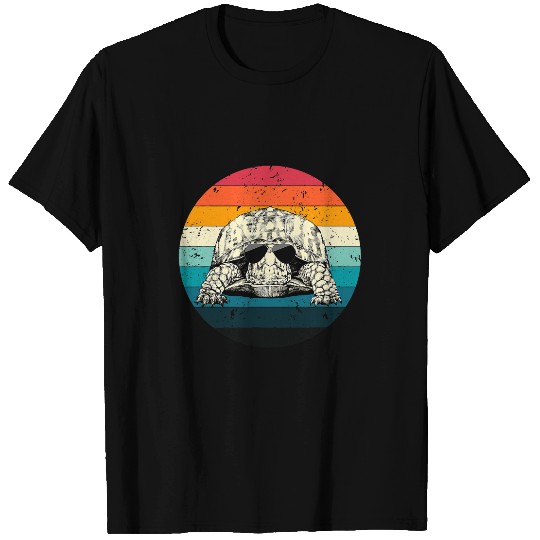 Turtle Pet Retro Vintage Eastern Box Turtle Sunglasses Animal Lovers T-Shirts