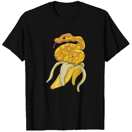 Python Pet Banana Ball Python Snake Reptile Herpetologist Ophiology T-Shirts