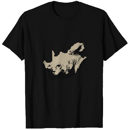 Rhino Pet Face South Africa Map African Safari Conservation T-Shirts