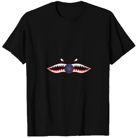 Shark Pet A10 WARTHOG NOSE ART P40 P51 SHARK MOUTH TEETH THUNDERBOLT T-Shirts