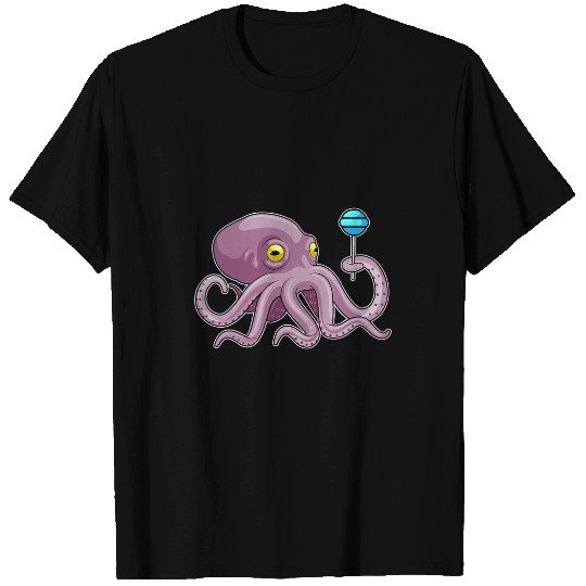 Octopus Pet Lollipop T-Shirts